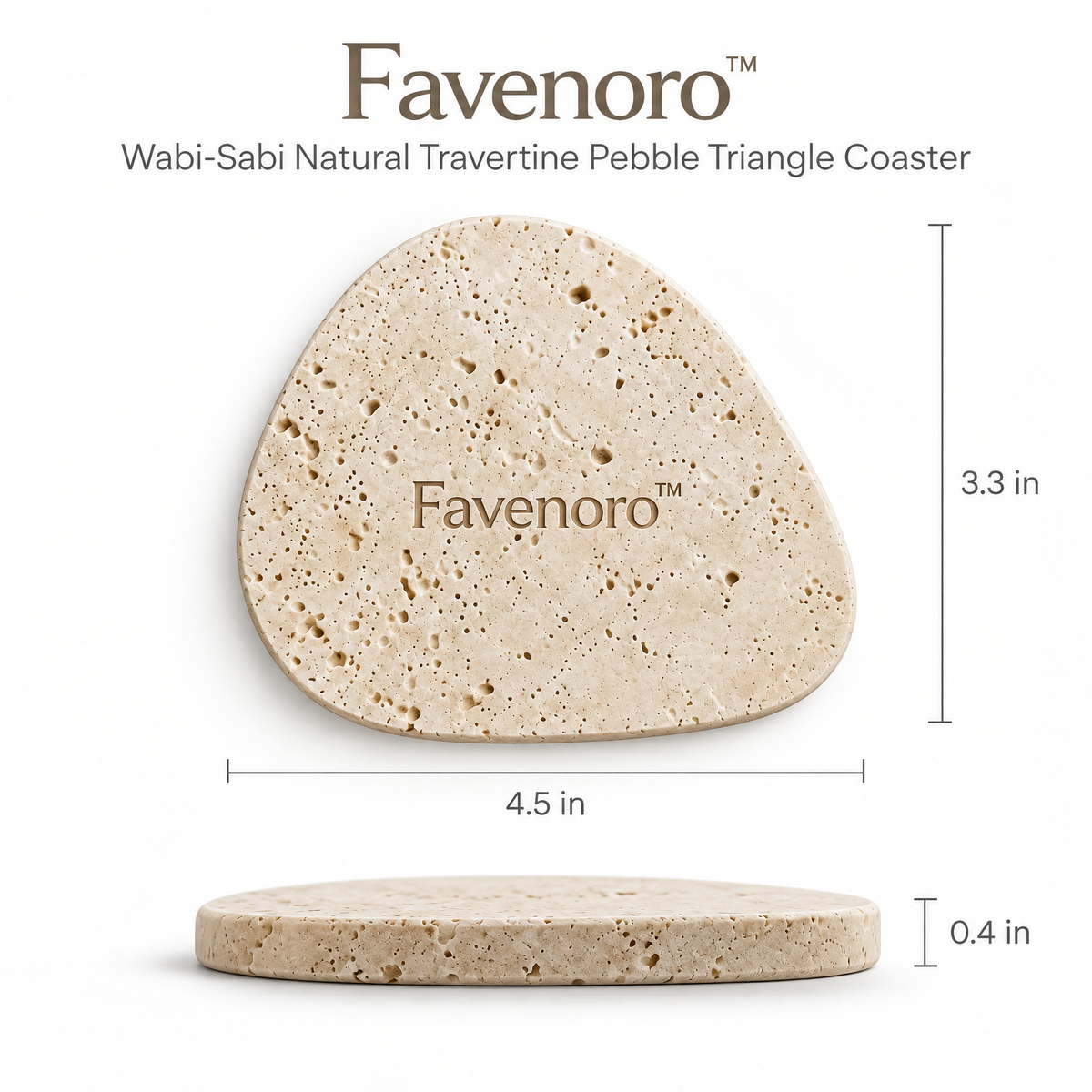 Favenoro™ Modern Organic Drink Coaster