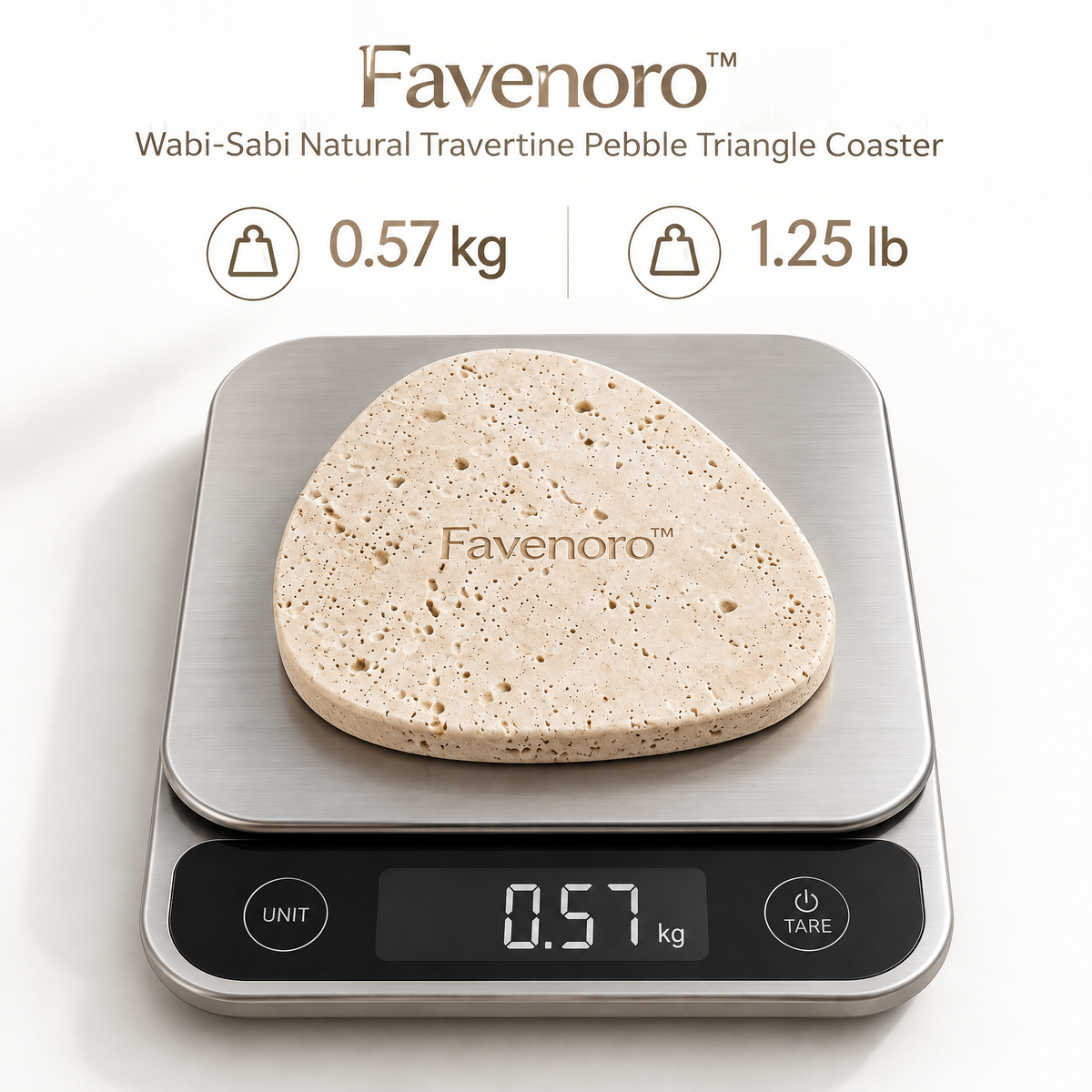 Favenoro™ Modern Organic Drink Coaster