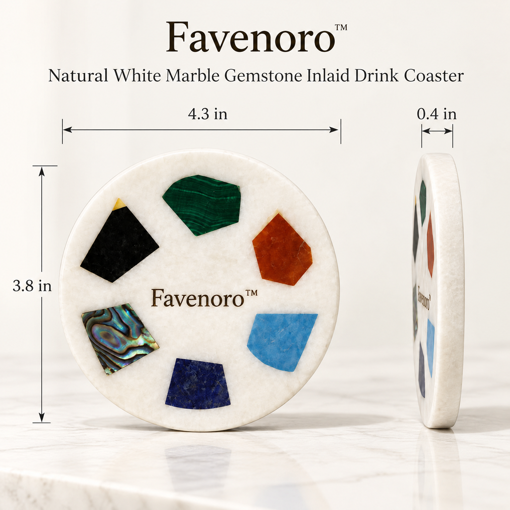Favenoro™ Sculptural Art Drink Coaster