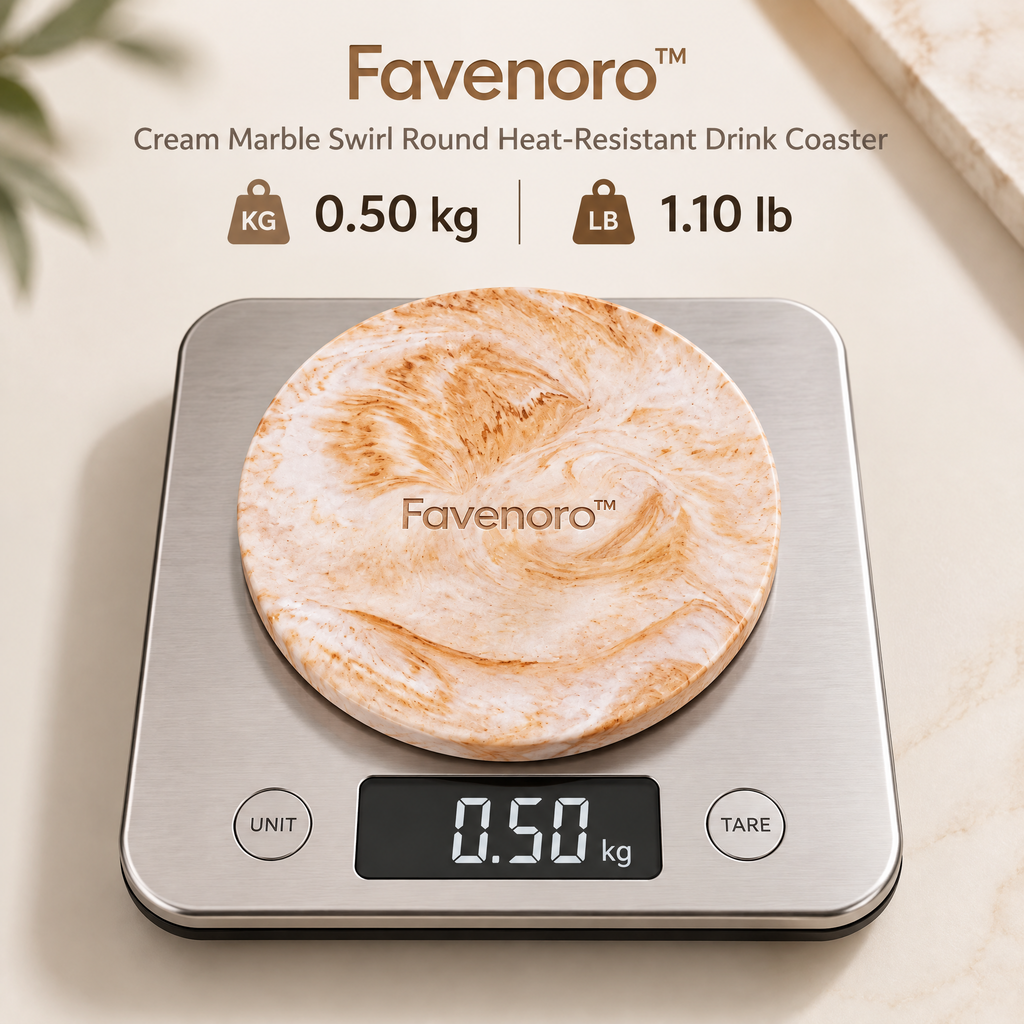 Favenoro™ Sculptural Modern Home Decor Accent Piece& Coaster Accent Piece