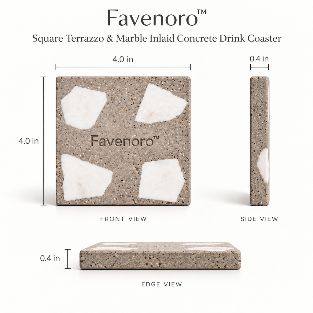 Favenoro™ Organic Sculptural Drink Coaster