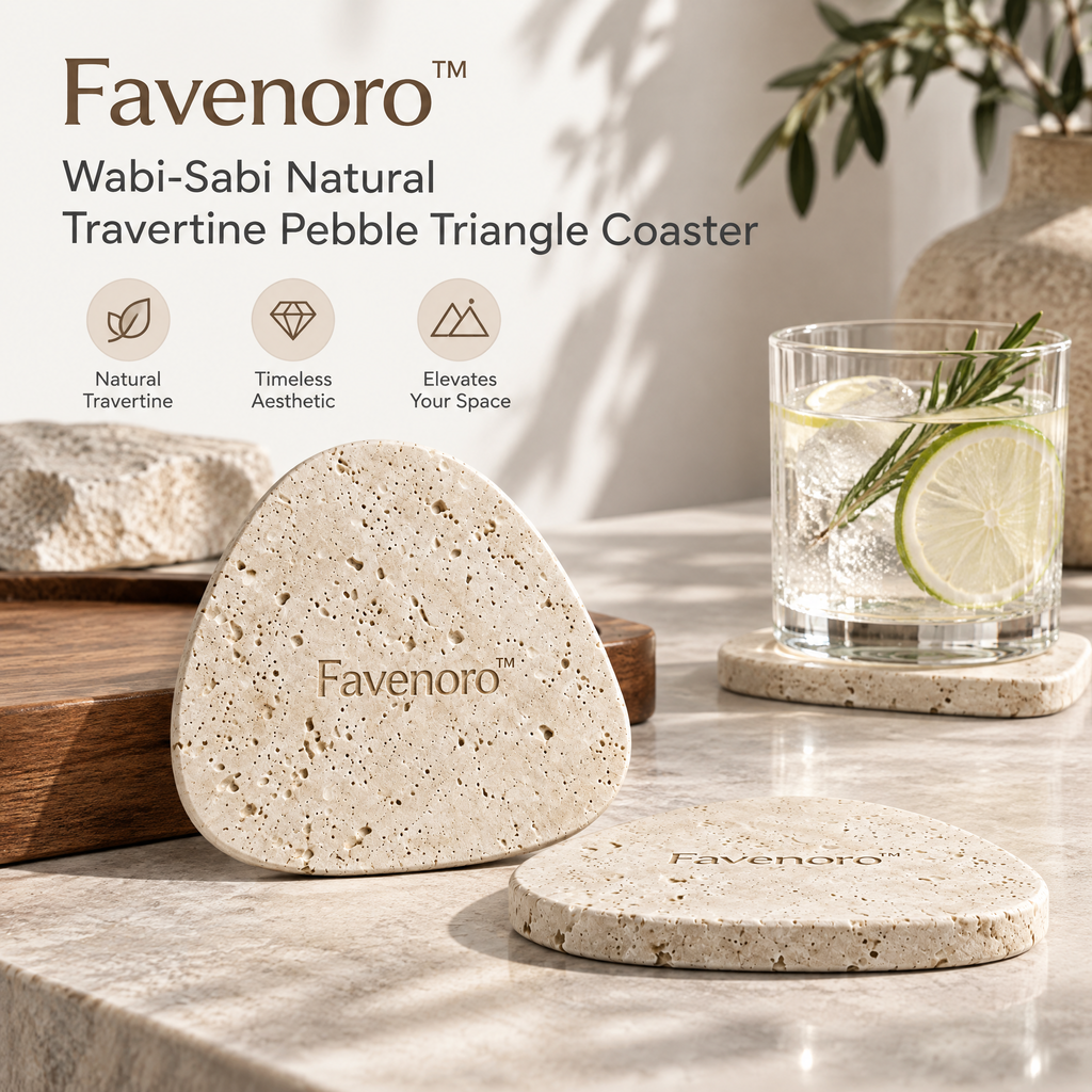 Favenoro™ Modern Organic Drink Coaster
