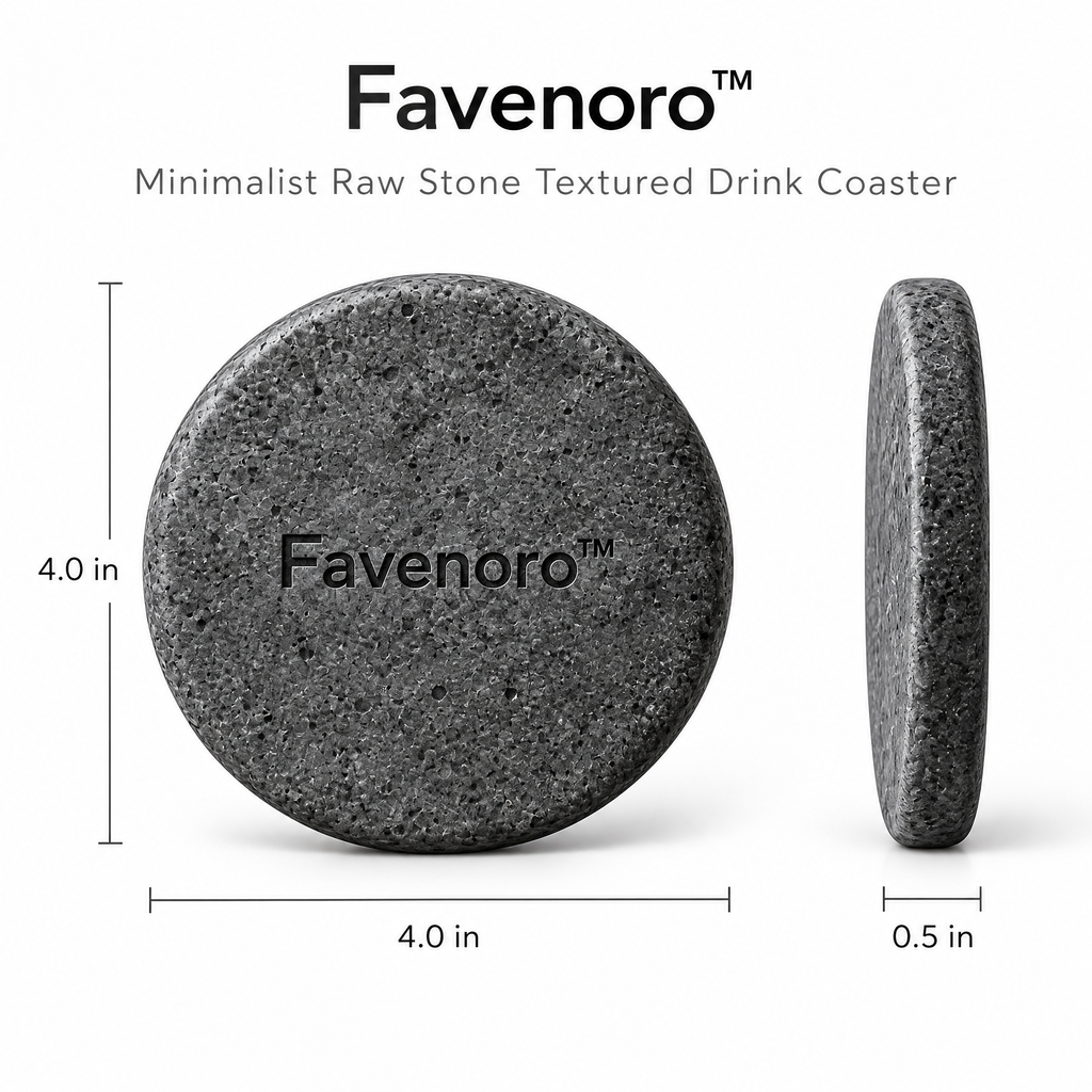 Favenoro™ Modern Sculptural Drink Coaster