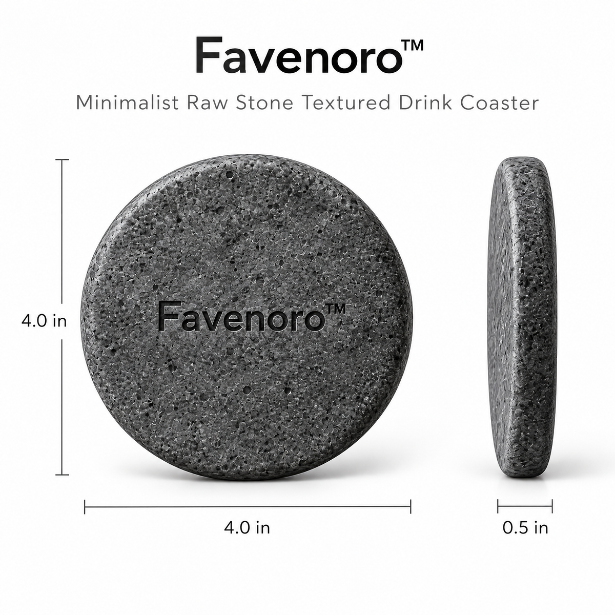 Favenoro™ Modern Sculptural Drink Coaster