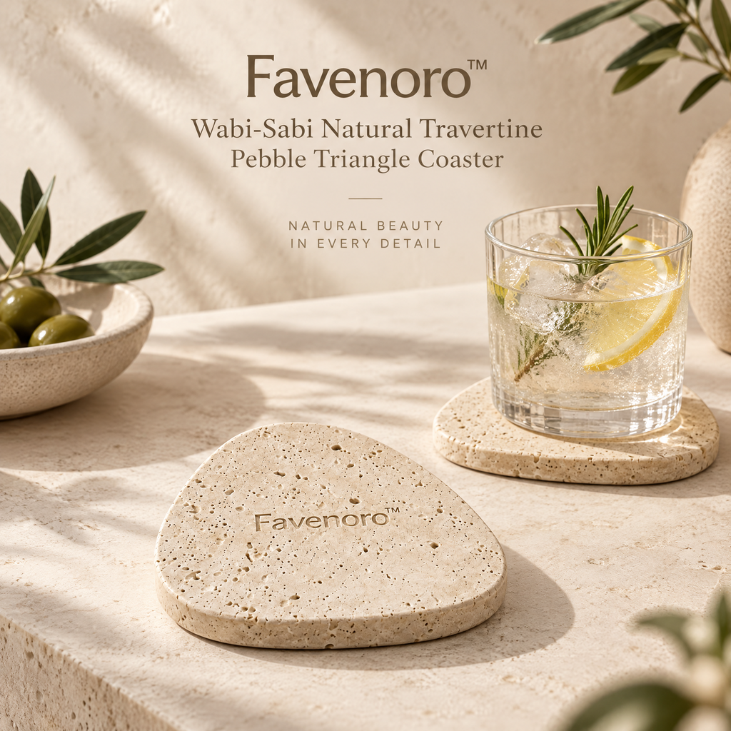 Favenoro™ Modern Organic Drink Coaster