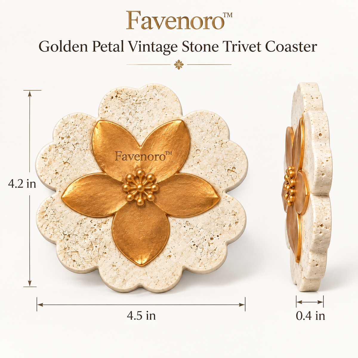 Favenoro™ Artistic Sculptural Drink Coaster