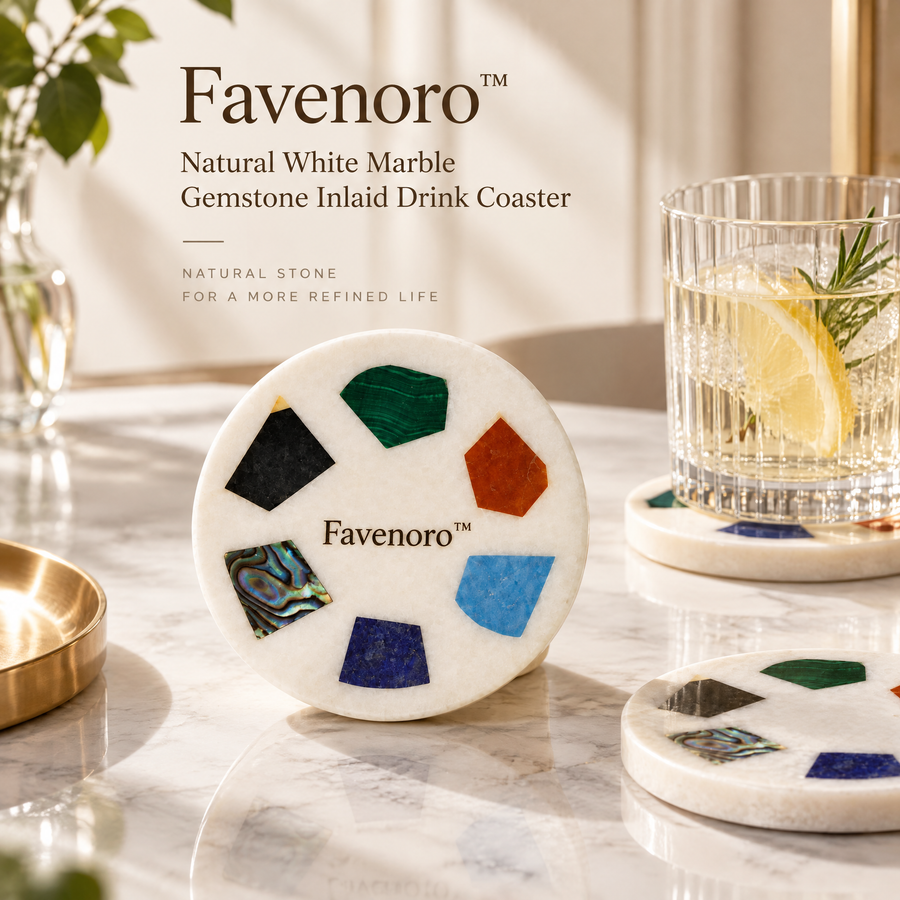 Favenoro™ Sculptural Art Drink Coaster