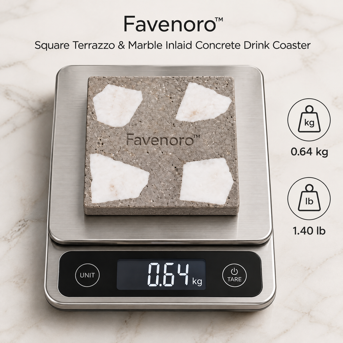 Favenoro™ Organic Sculptural Drink Coaster