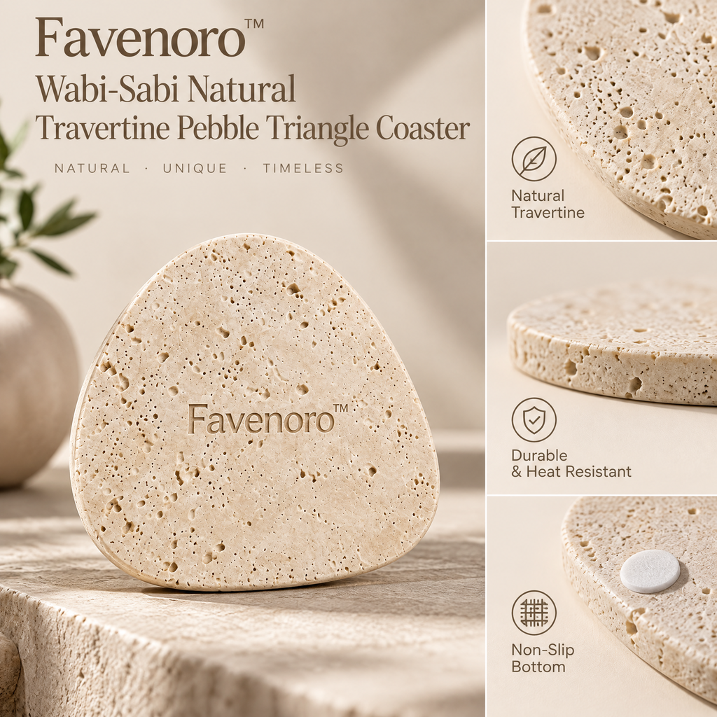 Favenoro™ Modern Organic Drink Coaster