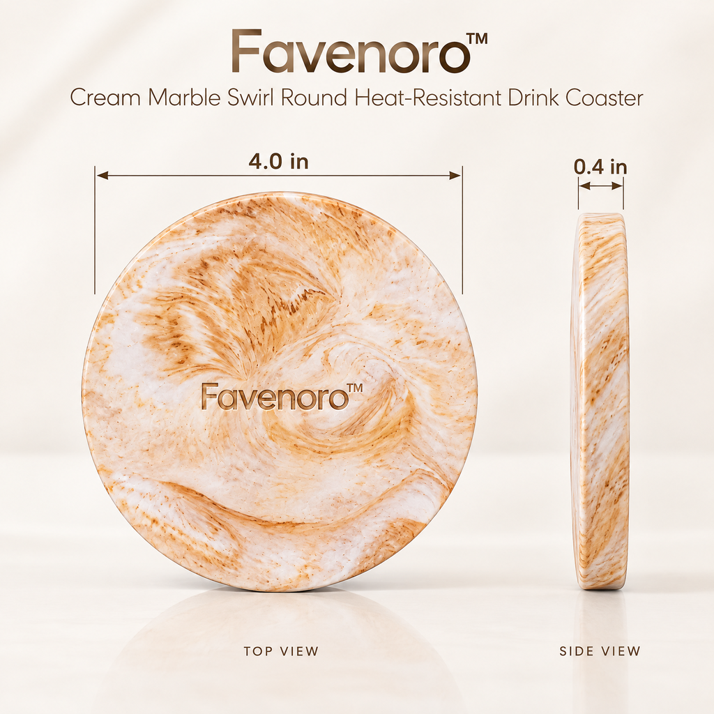 Favenoro™ Sculptural Modern Home Decor Accent Piece& Coaster Accent Piece