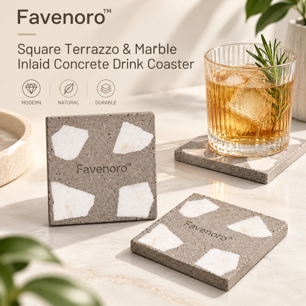 Favenoro™ Organic Sculptural Drink Coaster
