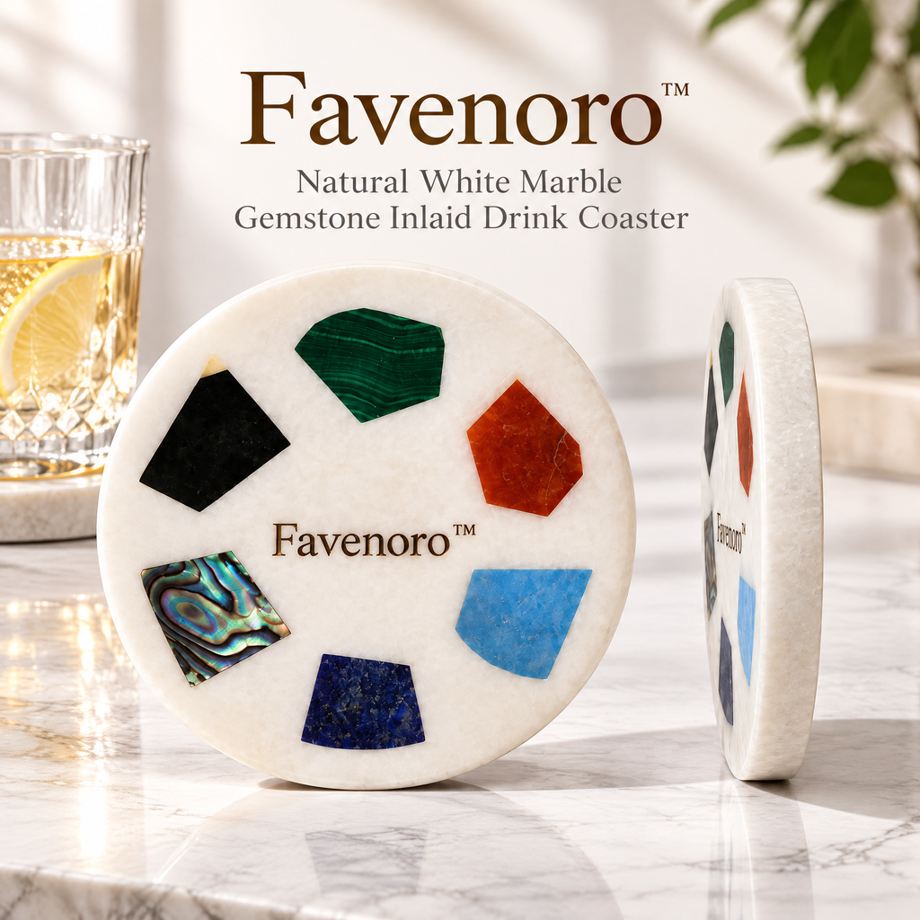 Favenoro™ Sculptural Art Drink Coaster